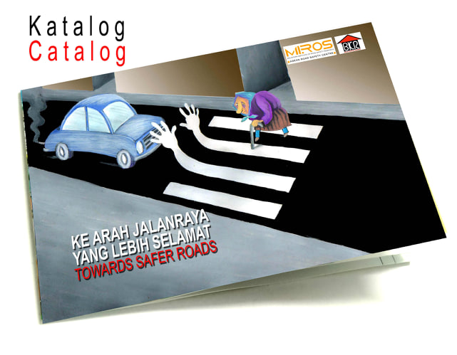 Egypt Cartoon ..Catalog of The International Cartoon Competition and Exhibition on Road Safety, Malaysia
