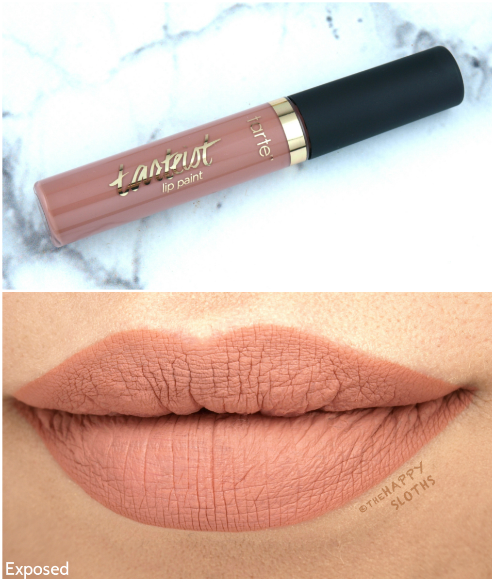 Tarte Tarteist Quick Dry Lip Paint in "Exposed": Review and Swatches