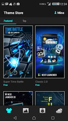 Aplikasi Next Launcher 3D Shell