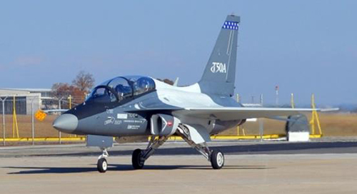 avión entrenador coreano T50A en estados unidos