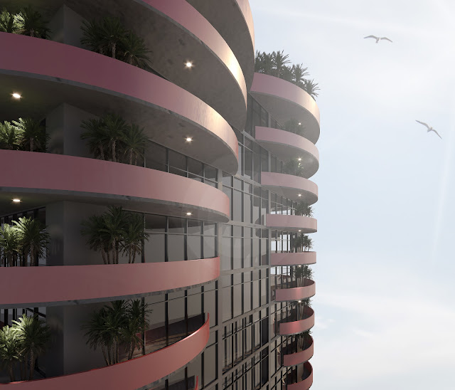 Wavy Residential Building