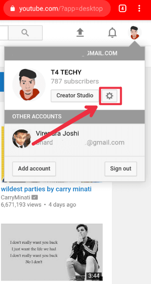 Change YouTube Username