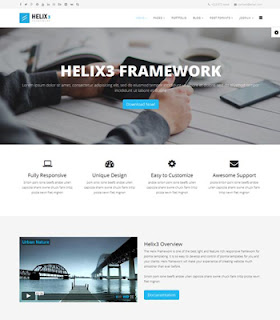 Free Helix3 Best Template Framework For Joomla