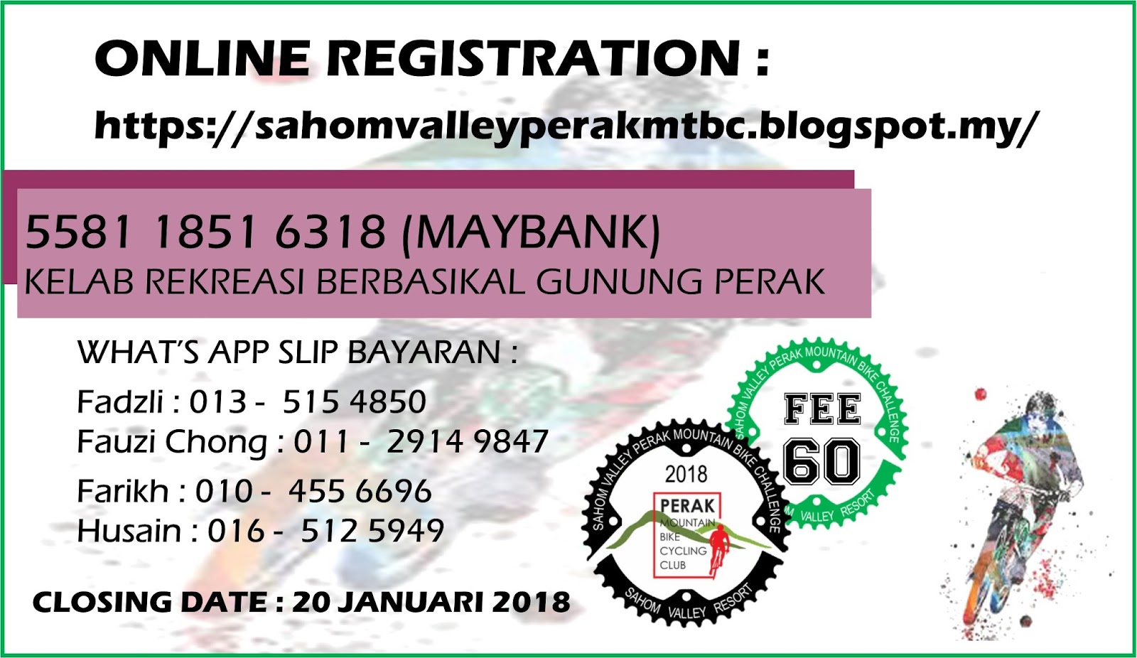 BAYARAN ~ SAHOM VALLEY PERAK MTB CHALLENGE 2018