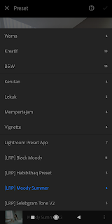 Lightroom Mobile Preset App - Aplikasi Untuk Menambah Preset Lightroom Mobile