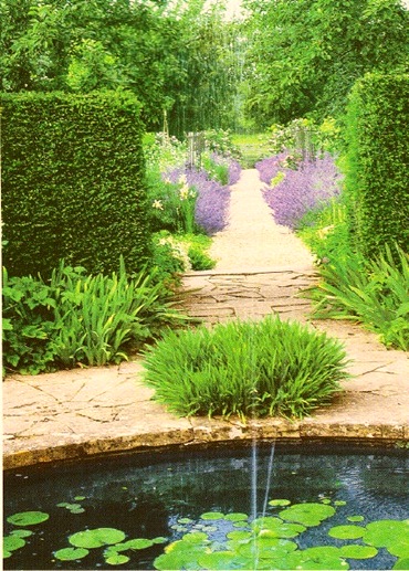 Lavender Garden Pathway