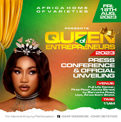 Queen of Entrepreneurs Pageant: Organizers set for Official Unveiling this Friday