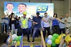 Ação 55 reúne multidão em Siderópolis em apoio à reeleição de Franqui Salvaro