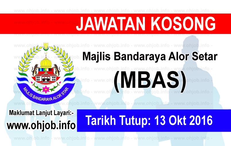 Job Vacancy at Majlis Bandaraya Alor Setar (MBAS 