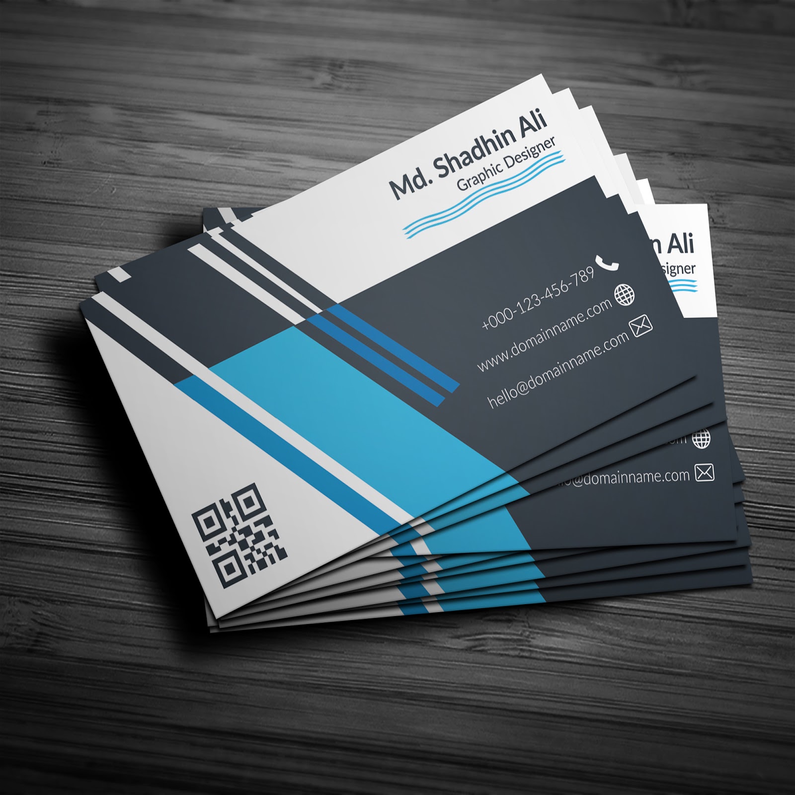 Download Best Free PSD Business Card Mockups Download Freepik 2019 ...