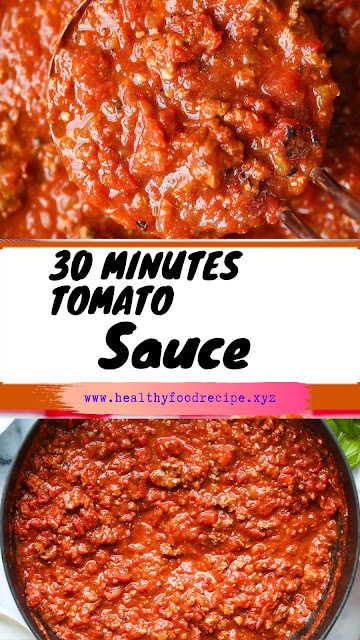 30 Minutes Tomato Sauce