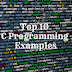 C Programs | Top 10 C Programming Examples with Output