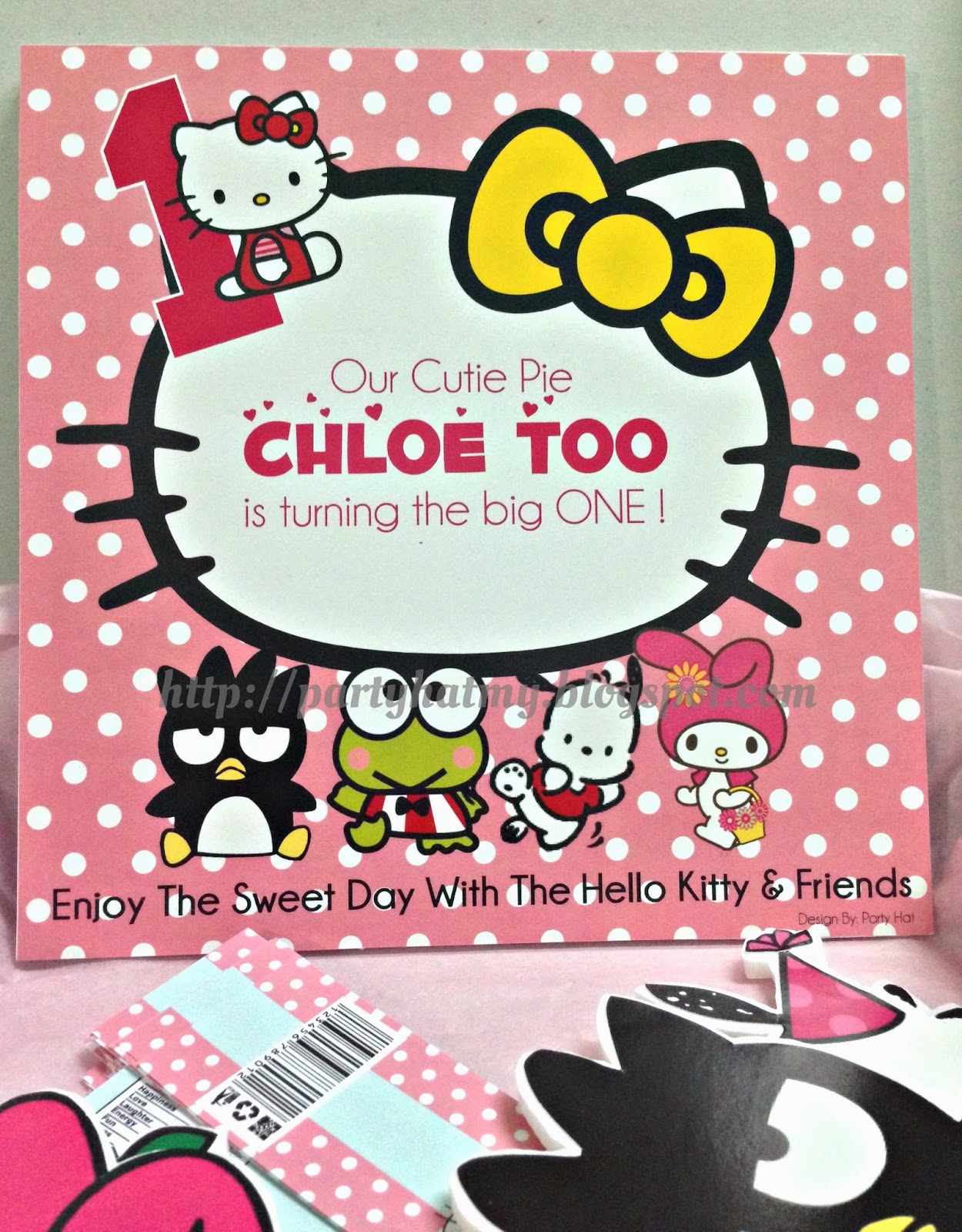 Party Hat Hello Kitty DIY Party Printables Package