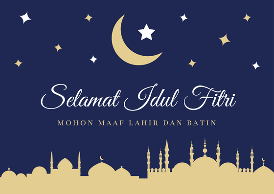 Ucapan Lebaran Idul Fitri 2019 Gambar Islami