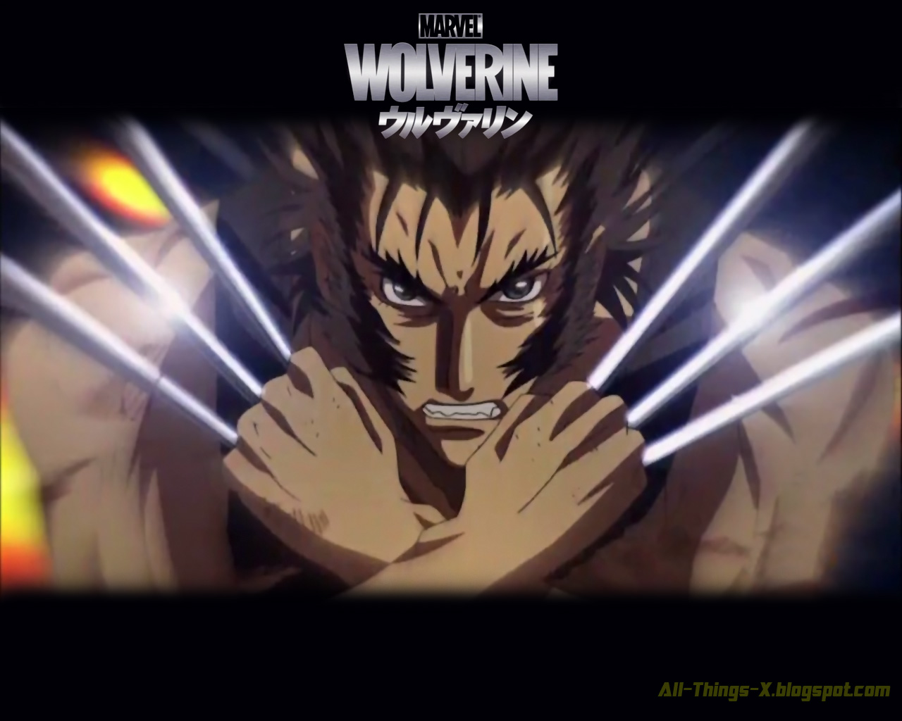 ... the Wolverine anime villains?? They deserve their own wallpapers too