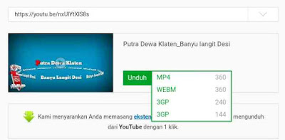 cara mudah menyimpan video Youtube ke Galeri hp android