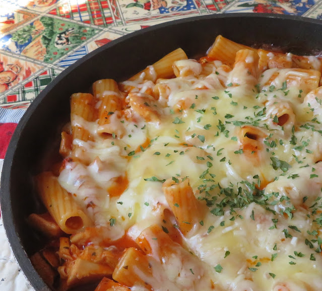 Chicken & Parm Pasta Skillet