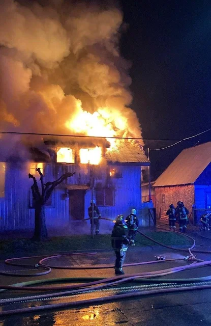 Fatal incendio en Purranque deja un fallecido
