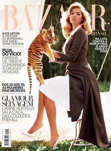 Harper's Bazaar Brazil May 2013 — Kate Upton by Sebastian Faena