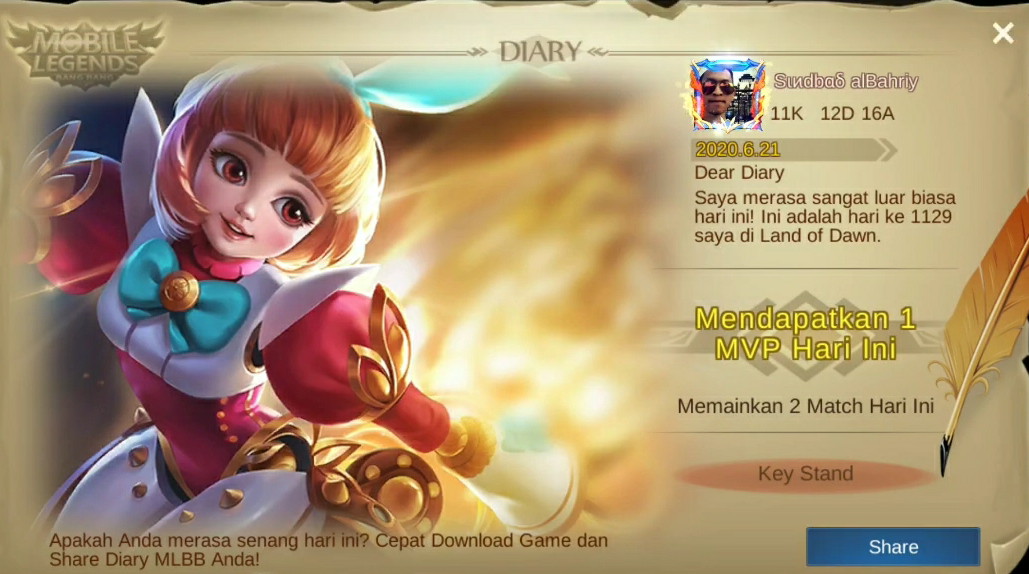 Berapa Lama Main Mobile Legend