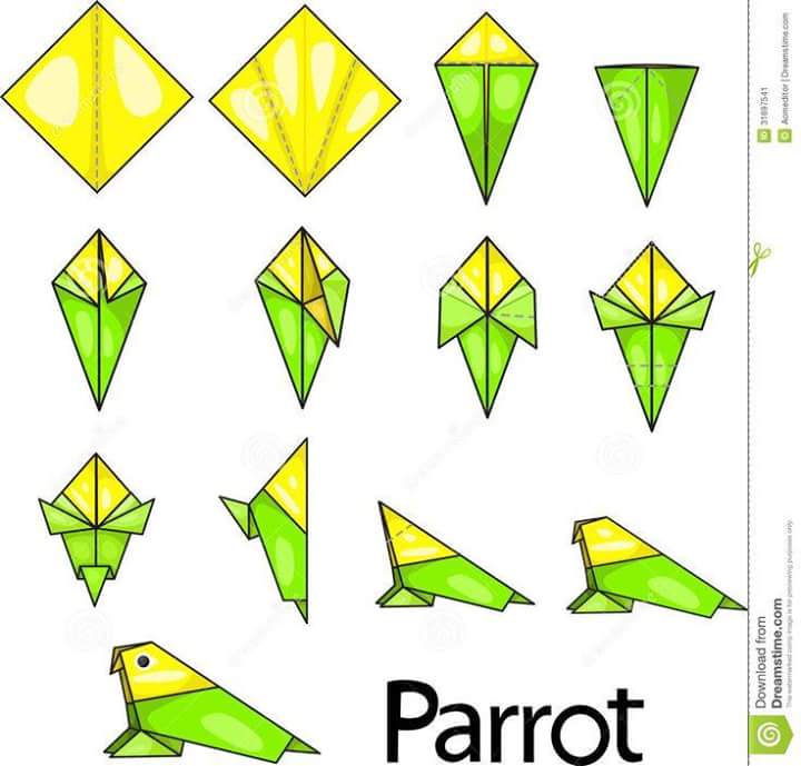 Cara Membuat Hewan Dari Kertas Origami  Dengan Mudah 