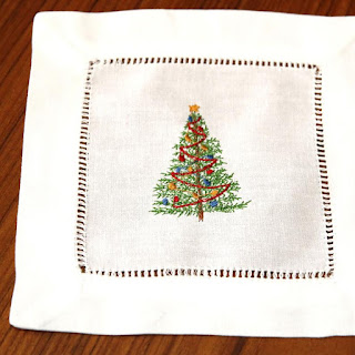 Christmas Tree Napkin