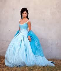 Blue Wedding Dresses Photos