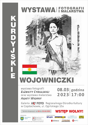 Kurdyjskie Wojowniczki na Dzień Kobiet w częstochowskim ROK-u