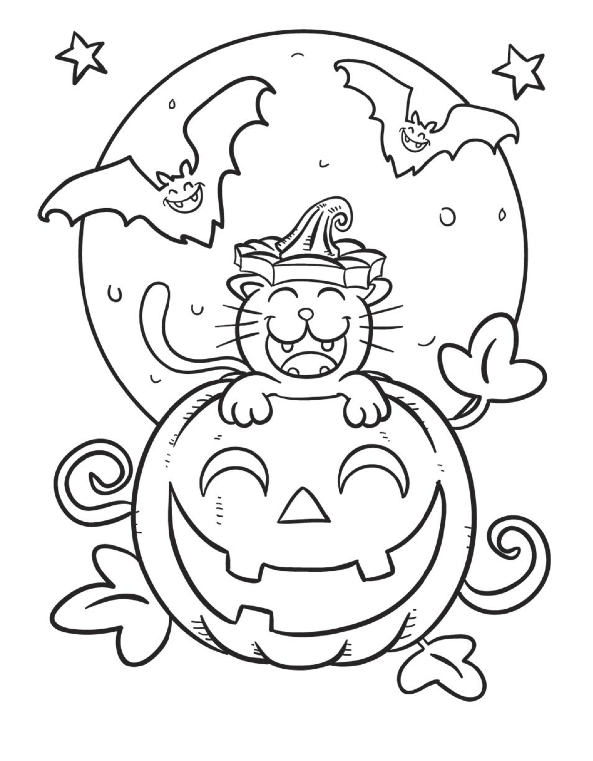 desenhos de halloween para pintar