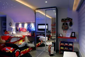 DORMITORIO DE RAYO MCQUEEN DE CARS O MCQUEEN KIDS BEDROOM