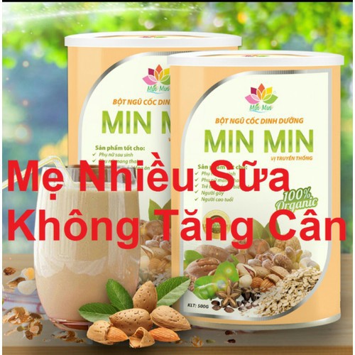 NGŨ CỐC LỢI SỮA MIN MIN-NGŨ CỐC DINH DƯỠNG MINMIN 29 LOẠI HẠT,Ngũ Cốc Min Min MẪU MỚI 1kg-2 hộp