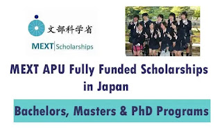 MEXT APU Japan Scholarships 2023/2024 | Fully Funded
