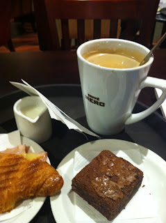 Coffee at Caffe Nero