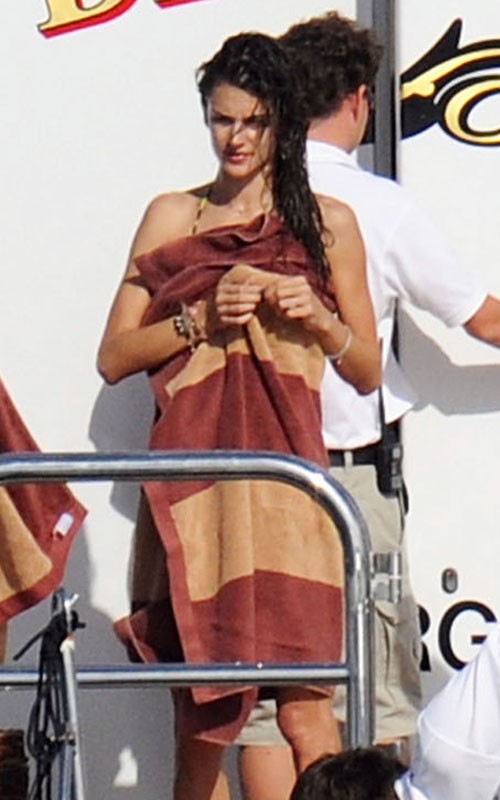 alessandra ambrosio wiki. Alessandra Ambrosio enjoying her vacation on a yacht in St Barts