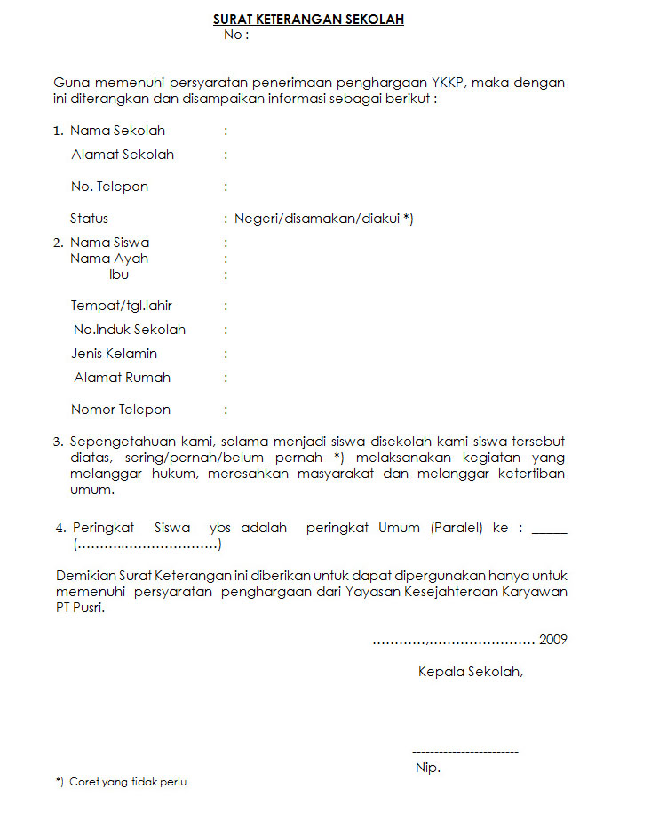 Contoh surat sekolah - 28 images - contoh resume ringkas 