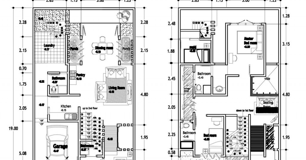 Keren Denah Rumah Type 21 2 Lantai