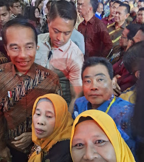 Kurnaidi Dimomen Puncak HPN Bisa Selfie  Dengan Presiden Joko Widodo  