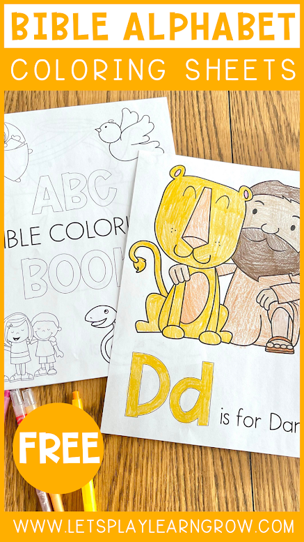 Free Bible Themed Alphabet Coloring Pages