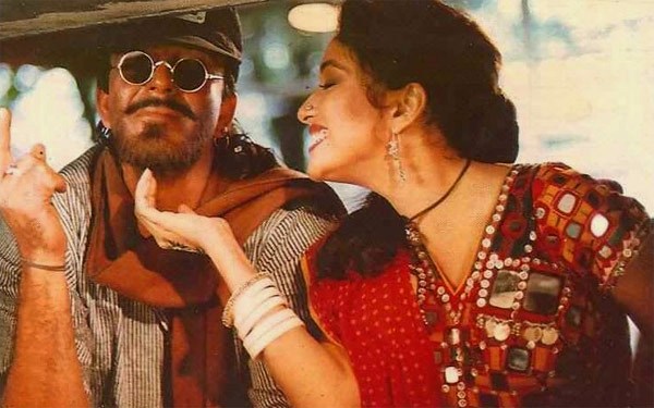 Madhuri Dixit and Sanjay Dutt in Khalnayak