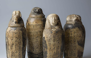 Four sons of Horus canopic jars