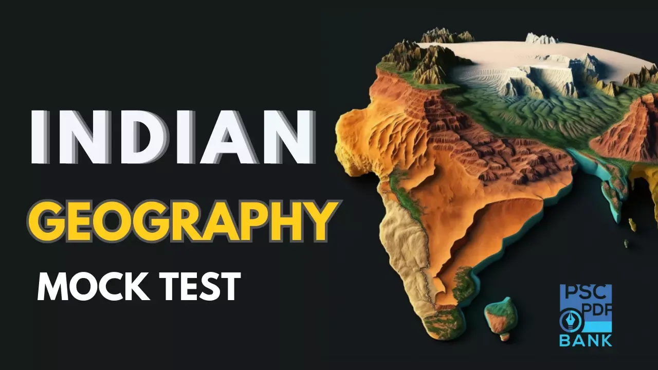 Indian Geography Mock Test In Malayalam