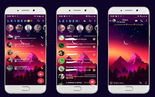 Mountains & Moon Theme For YOWhatsApp & Fouad WhatsApp By Leidiane