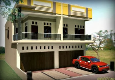 Desain Ruko Rumah Toko Minimalis Modern Terbaru 2014 