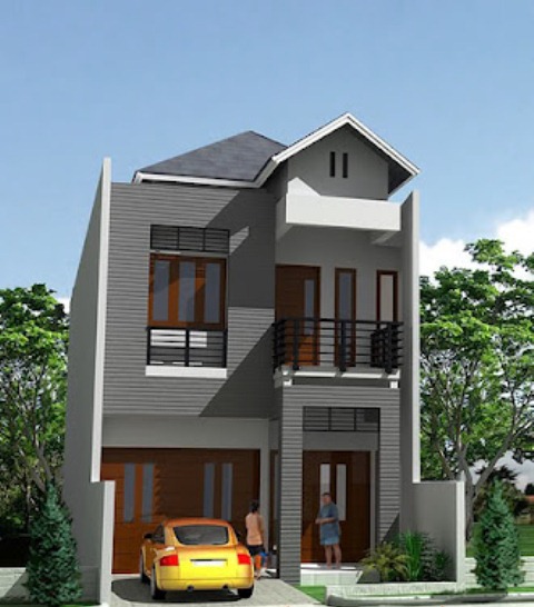  RUMAH  DESAIN  MINIMALIS  Desain  Rumah  Type 45 Model  