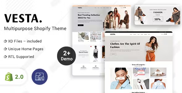 Best Fashion Responsive Shopify 2.0 Theme
