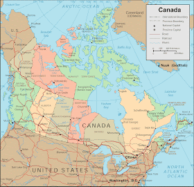 Canada Map Geography