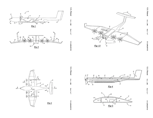 特許US6848650B2 - Ground effect airplane