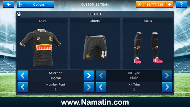 Baju Dream League Soccer Inter Milan 2019