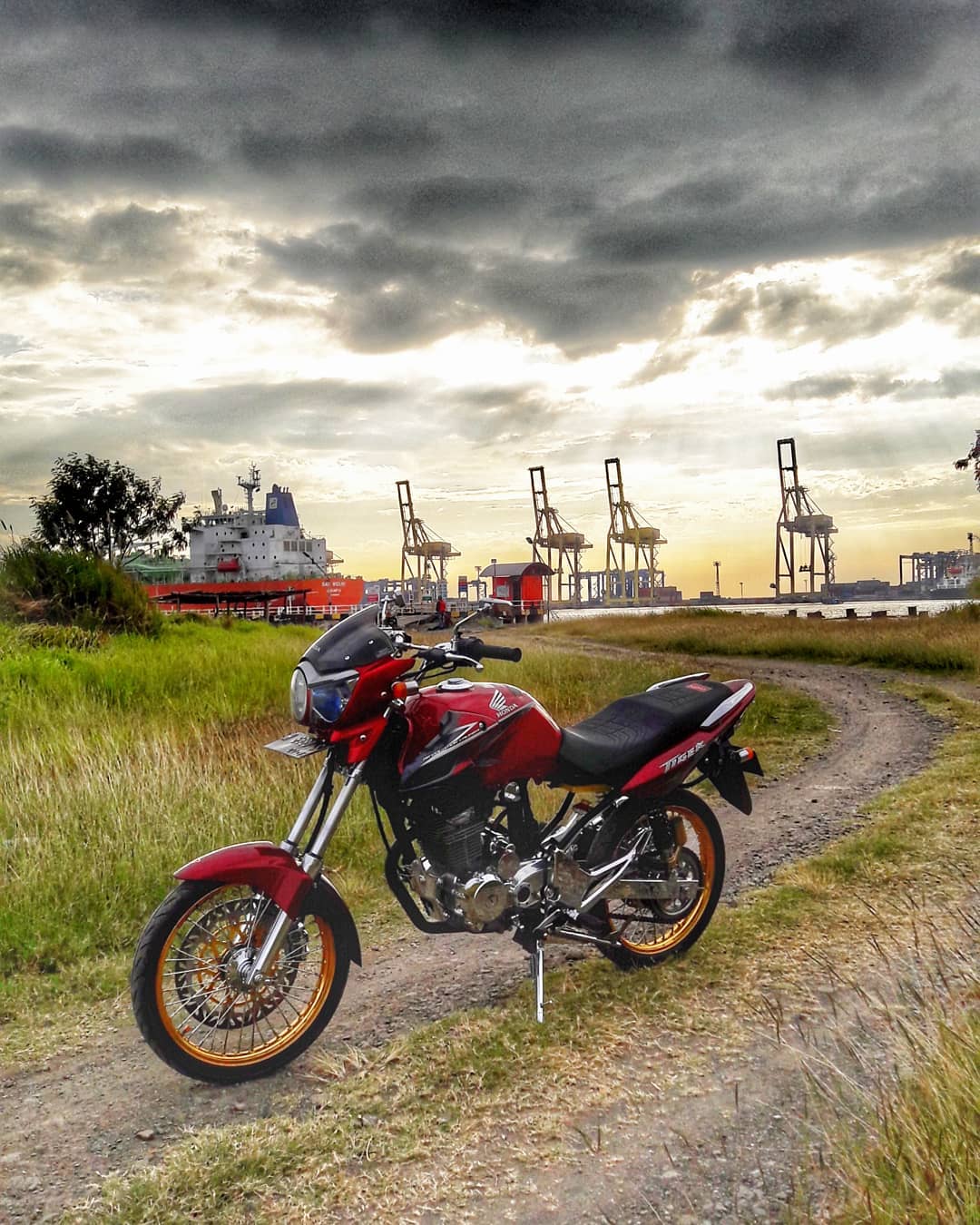 20 Kumpulan Foto Atau Gambar Modifikasi Honda Tiger Revo Jari