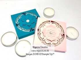 Craft fair ideas: Tea Light Gift Box Using Eastern Medallions Nigezza Creates